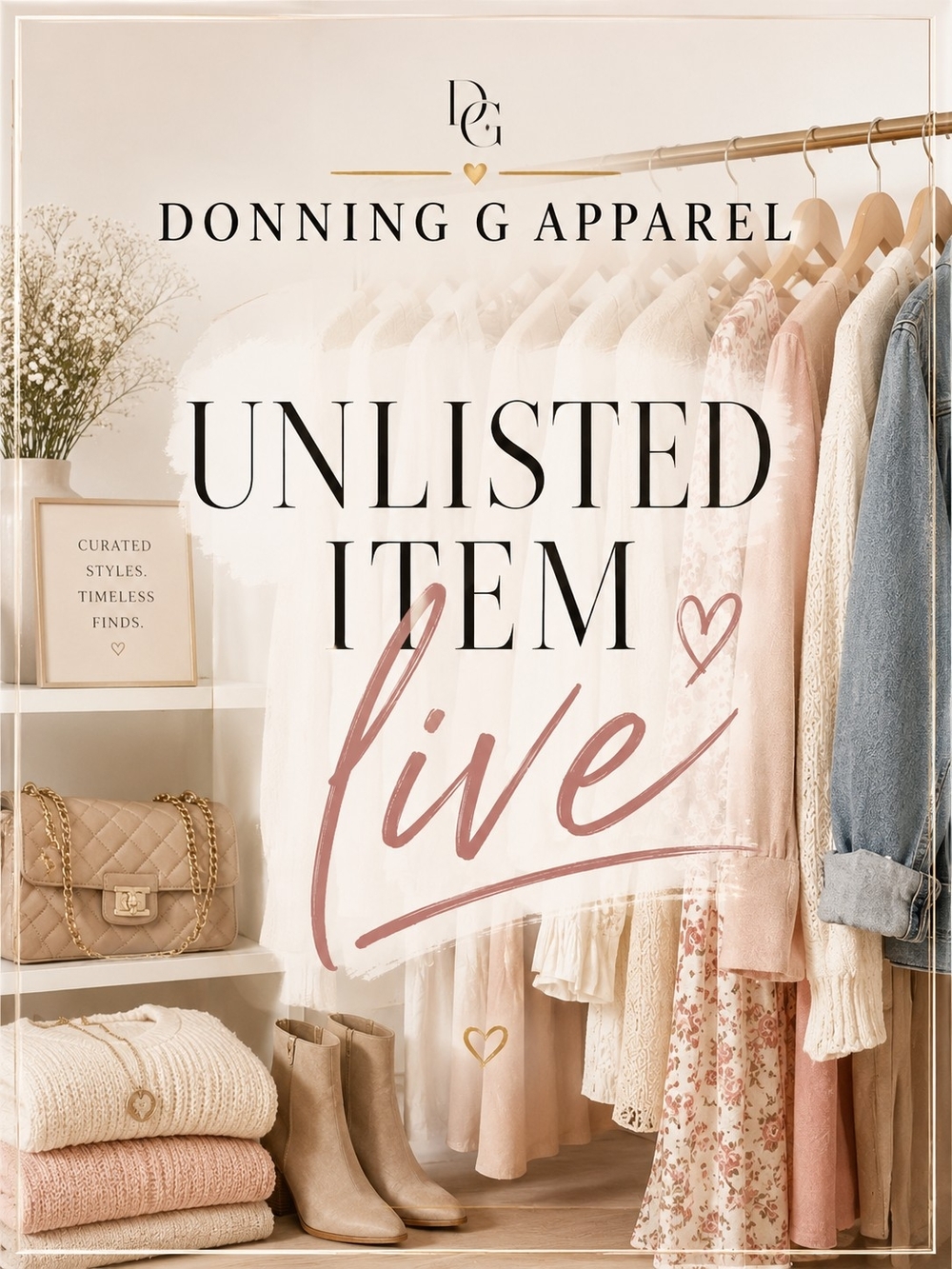 DONNING G APPAREL LIVE! 🎉 Unlisted Item 🛍️